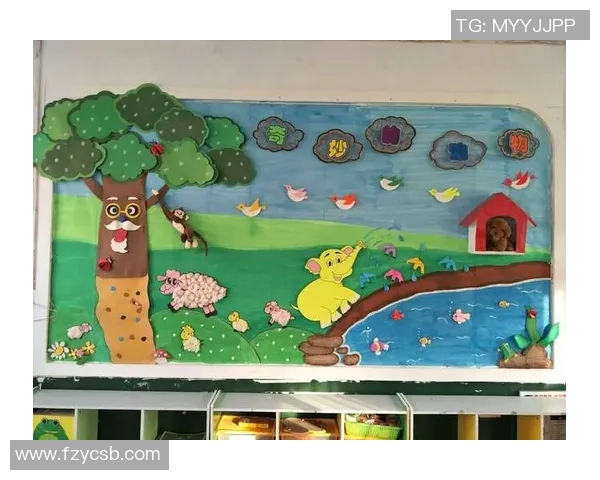 幼儿园墙饰创意设计足球主题装饰点亮孩子们的运动梦想